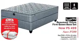 Home Corp Slumberland Beaumont 152cm Firm Queen Base Set offer
