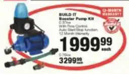 Build It BUILD IT Booster Pump Kit offer