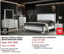 Home Corp Harley 152cm Queen Bedroom Suite offer