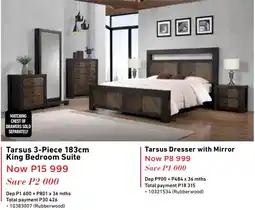 Home Corp Tarsus 183cm King Bedroom Suite offer