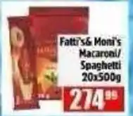 Devland Cash And Carry Fatti's & Moni's Macaroni/Spaghetti offer