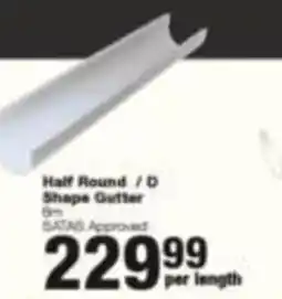 Build It Half Round / D Shape Gutter offer