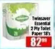 Devland Cash And Carry Twinsaver Essential 2 Ply Toilet Paper offer