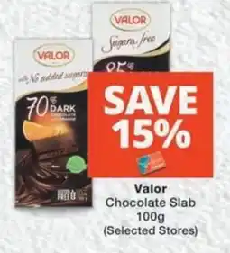 MediRite Valor Chocolate Slab offer