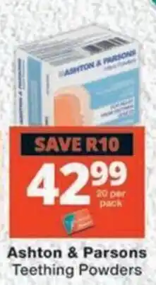 MediRite Ashton & Parsons Teething Powders offer