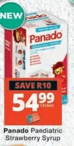 MediRite Panado Paediatric Strawberry Syrup offer