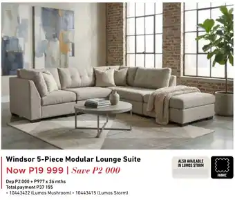 Windsor Modular Lounge Suite