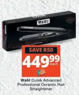 MediRite Wahl Cutek Advanced Professional Ceramic Hair Straightener offer