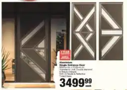 Build It Aluminium Single Entrance Door offer