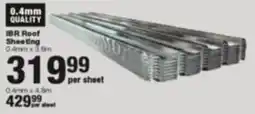 Build It IBR Roof Sheeting offer