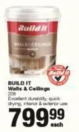 Build It Build It Walls & Ceilings offer