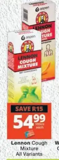 MediRite Lennon Cough Mixture offer
