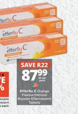 MediRite Efferflu C Orange Flavour Immune Booster Effervescent Tablets offer