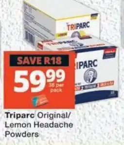 MediRite Triparc Original/ Lemon Headache Powders offer