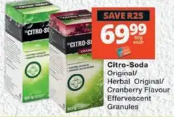 MediRite Citro-Soda Effervescent Granules offer