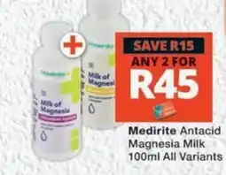 MediRite Medirite Antacid Magnesia Milk offer
