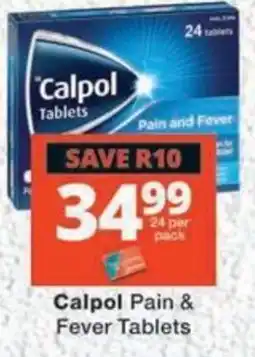 MediRite Calpol Pain & Fever Tablets offer