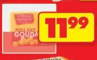 Shoprite Spring Meadow Gouda/ Cheddar Cheese offer