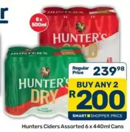 Pick n Pay Hunters Ciders Assorted offer