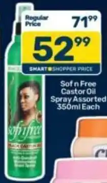 Pick n Pay Sof'nfree Castor Oil Spray Assorted offer