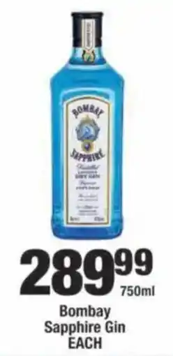 OK Foods Bombay Sapphire Gin offer