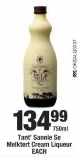 OK Foods Tant' Sannie Se Melktert Cream Liqueur offer