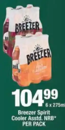 OK Foods Breezer Spirit Cooler Assorted offer