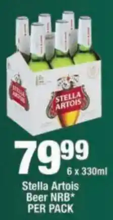 OK Foods Stella Artois Beer NRB* offer