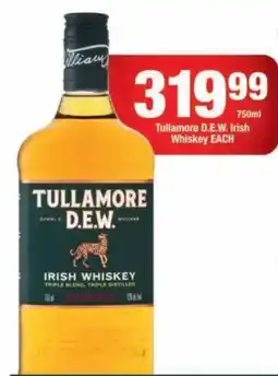 OK Foods Tullamore D.E.W. Irish Whiskey offer