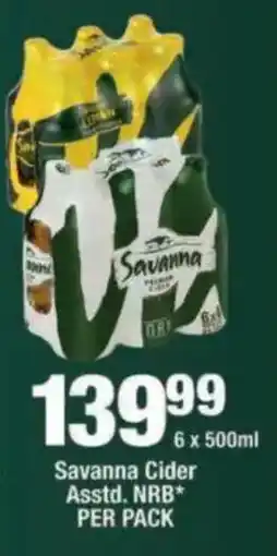 OK Foods Savanna Cider offer