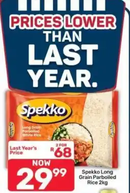 Pick n Pay Spekko Long Grain Parboiled White Rice offer