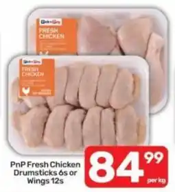 Pick n Pay PnP Fresh Chicken Drumsticks or Wings offer