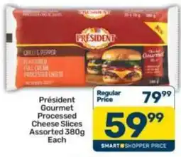 Pick n Pay President Gourmet Processed Cheese Slices Assorted offer
