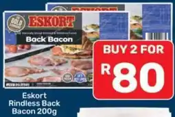 Pick n Pay Eskort Rindless Back Bacon offer