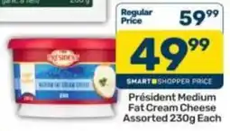 Pick n Pay President Medium Fat Cream Cheese Assorted offer