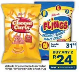 Pick n Pay Willards Cheese Curls Assorted offer