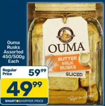 Pick n Pay Ouma Rusks Assorted offer
