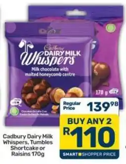 Pick n Pay Cadbury Dairy Milk Whispers offer