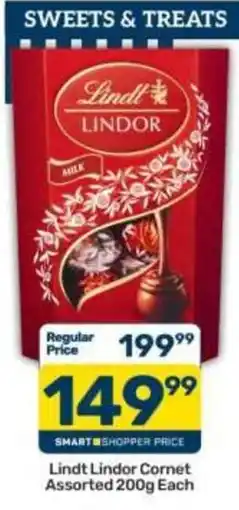 Pick n Pay Lindt Lindor Cornet Assorted offer