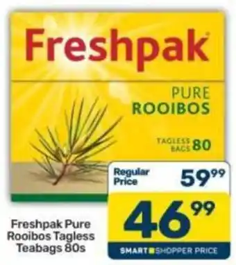 Pick n Pay Freshpak Pure Rooibos Tagless Teabags offer