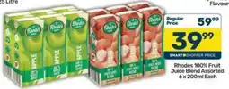 Pick n Pay Rhodes 100% Fruit Juice Blend Assorted offer