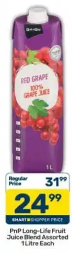 Pick n Pay PnP Long-Life Fruit Juice Blend Assorted offer