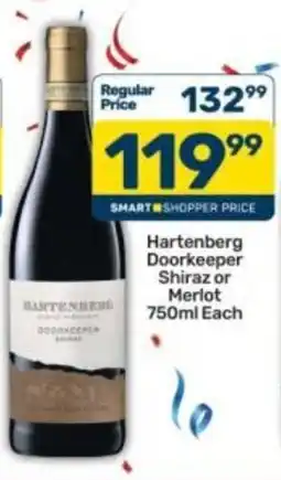 Pick n Pay Hartenberg Doorkeeper Shiraz offer
