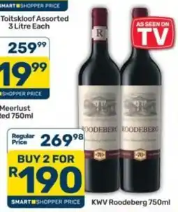 Pick n Pay KWV Roodeberg offer