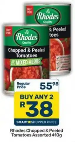 Pick n Pay Rhodes Chopped & Peeled Tomatoes Assorted offer