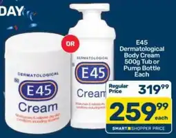 Pick n Pay E45 Dermatological Cream offer