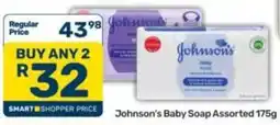 Pick n Pay Johnson's Baby Soap Assorted offer