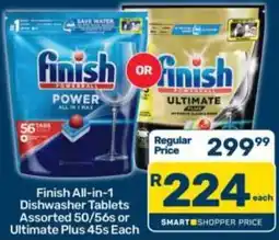 Pick n Pay Finish All-in-1 Dishwasher Tablets Assorted offer