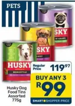 Pick n Pay Husky Dog Food Tins Assorted offer
