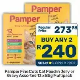 Pick n Pay Pamper Fine Cuts Cat Food Assorted offer
